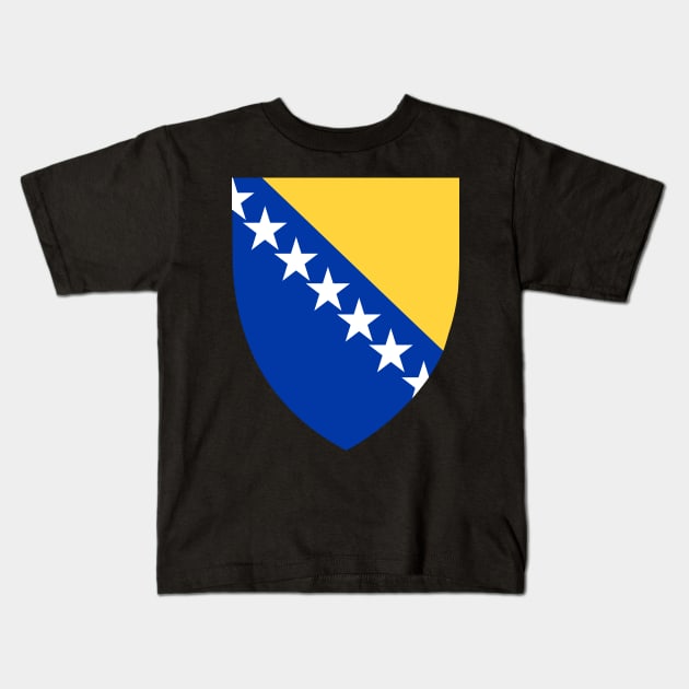 Bosnia and Herzegovina Kids T-Shirt by Wickedcartoons